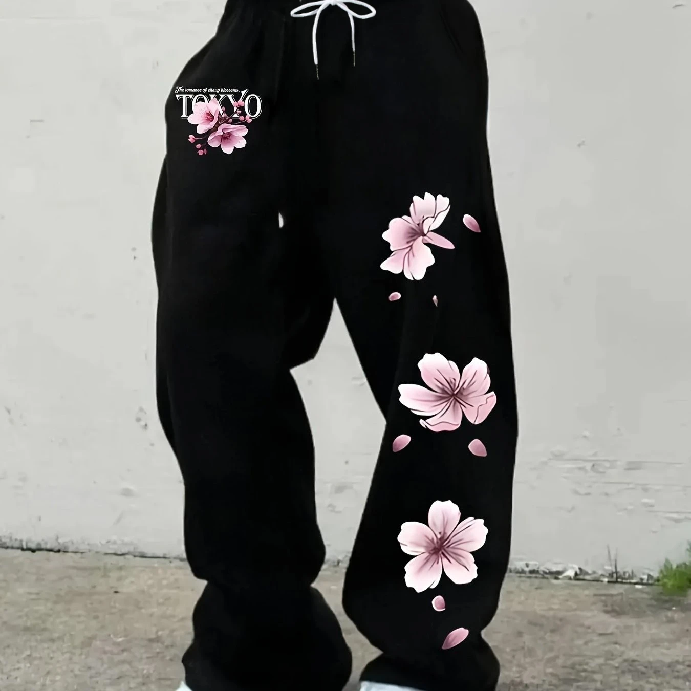 Lässige, modische, vielseitige japanische Sakura-Samurai-Schwert-3D-gedruckte Fitness-Hip-Hop-Sporthose für Herren und Damen