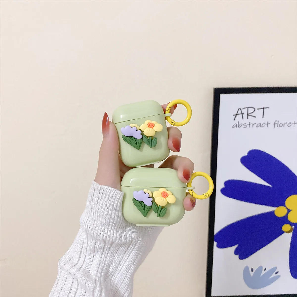 

INS Colorful Flowers For Apple AirPods 1 2 pro Bluetooth Headphone Cover 3rd Generation Silicone Soft Cover Protective Case