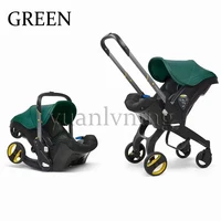 Poussette multifonctionnelle pour bébé de 0 à 24 mois, siège auto pliable, poussette de voyage bidirectionnelle pour nouveau-né et tout-petit 3