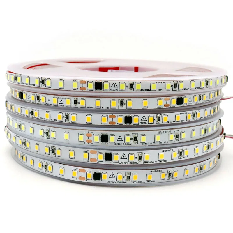 LED Ʈ , 220, 120LED, m, 5M, 2835 LED, AC 600 V,  , LED Ʈ , 220V ̿ , ϰ   Ʈ  