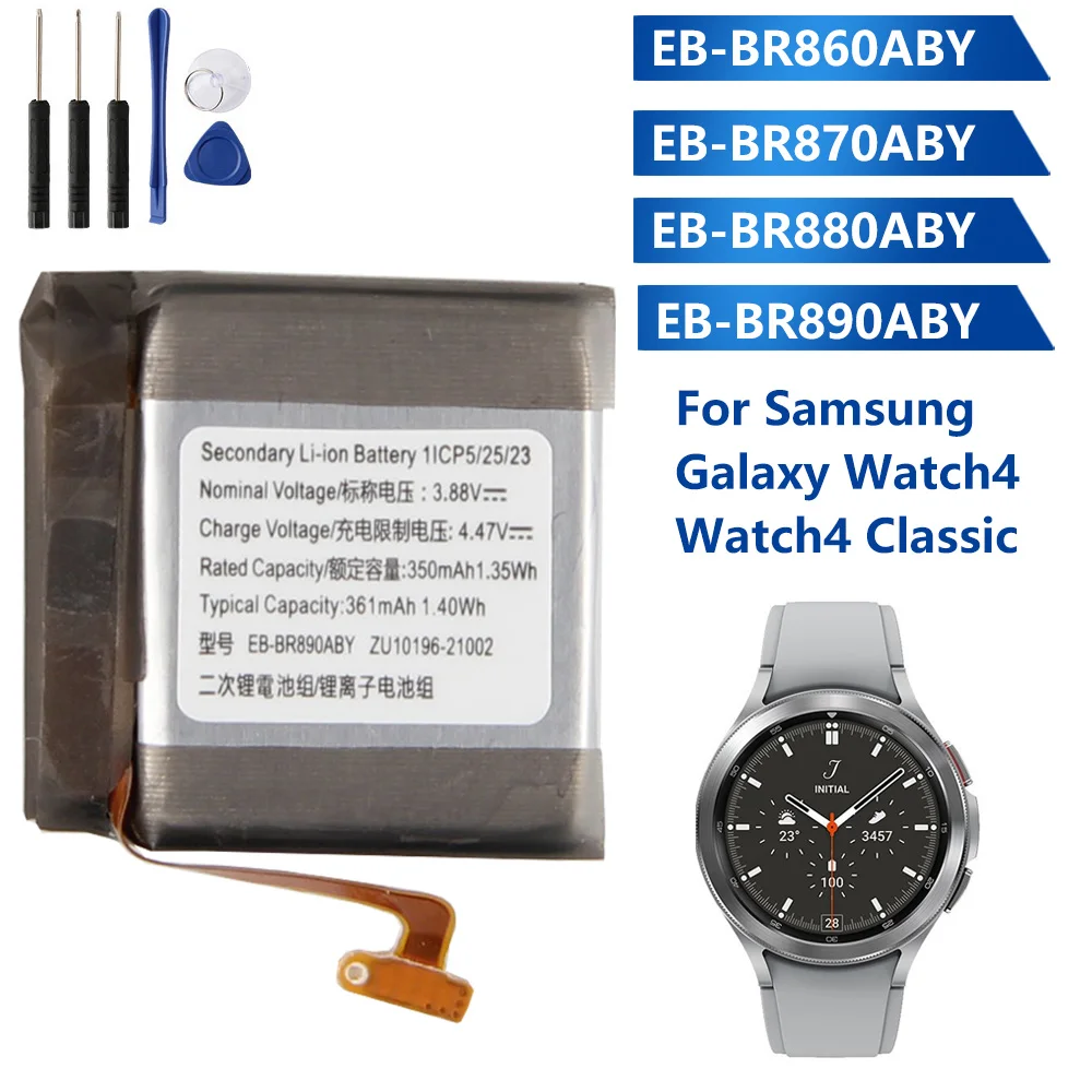 Batteria Di Ricambio Eb-Br860Aby Eb-Br870Aby Eb-Br880Aby Eb-Br890Aby Per Samsung Galaxy Watch4 Galaxy Watch4 Batteria Classica