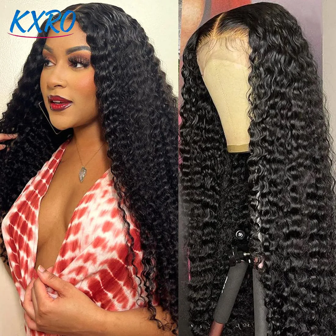 13x6 HD Lace Jerry Curly Burmese Curly Human Hair Wig Wet and Wavy Curly Lace Front Human Hair Wigs For Woman on Clearance Sale 1