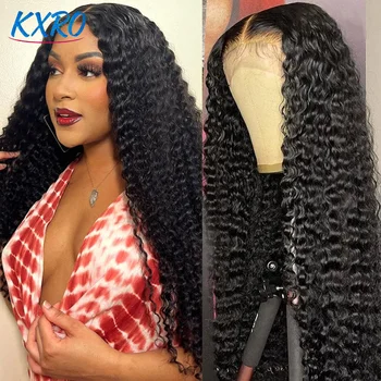13x6 HD Lace Jerry Curly Burmese Curly Human Hair Wig Wet and Wavy Curly Lace Front Human Hair Wigs For Woman on Clearance Sale 1
