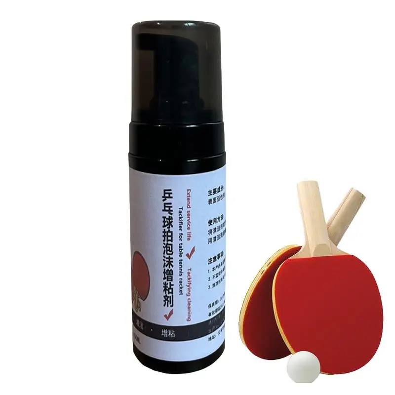 

Ping Pong Bat Cleaner Table Tennis Paddle Foam Cleaner 100ml Table Tennis Racket Foam Cleaner For Racket Care