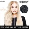 Newly Satin Night Hair Cap Women's Solid Sleeping Hat Sleep Care Bonnet Nightcap For Women Unisex Cap 3