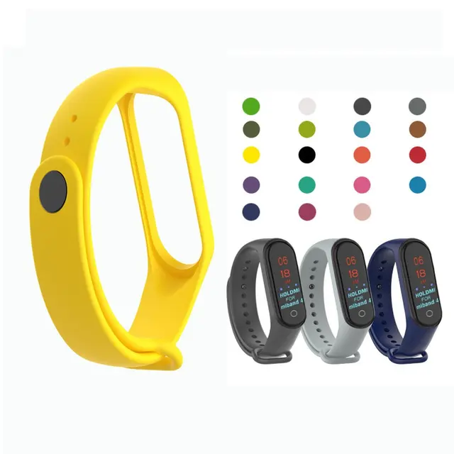 Bracelet For Xiao Mi Bracelet 4 Wristband Fitness Watch Band 2020 New Millet Silica Bracelet 4 Wristband Smart Sports Bracelet 5
