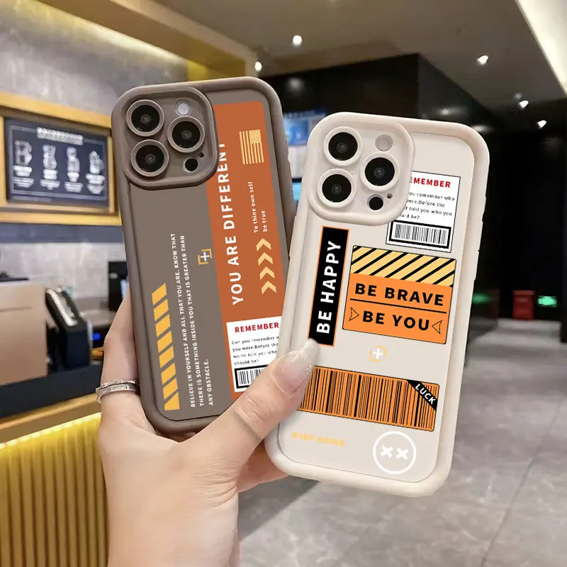 Fashion Splicing Silicone Shockproof Phone Case Cover