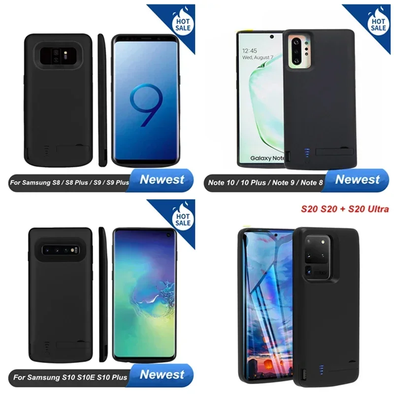 10000Mah Factory Power Bank For Samsung Galaxy S25 S24 Ultra S22 Note 20 S21 FE + Plus S20 Battery Charger Case Power Case Bank 3