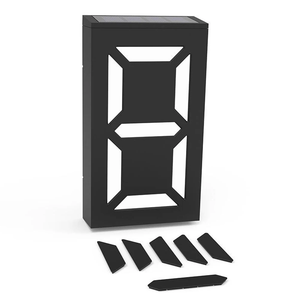 

Home Office Rechargeable Solar Powered Numerical Door Plate 0-9 Garden Patio Doors Number Decoration Lighting Accessories