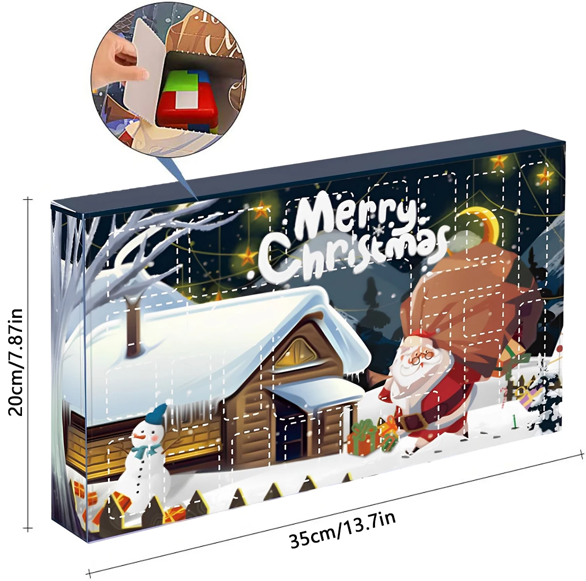 2023 Christmas Countdown Calendar with 24pcs Brain Teaser Toy Christmas  Advent Calendar Party Favors for Adults Teens Boys Girls - AliExpress
