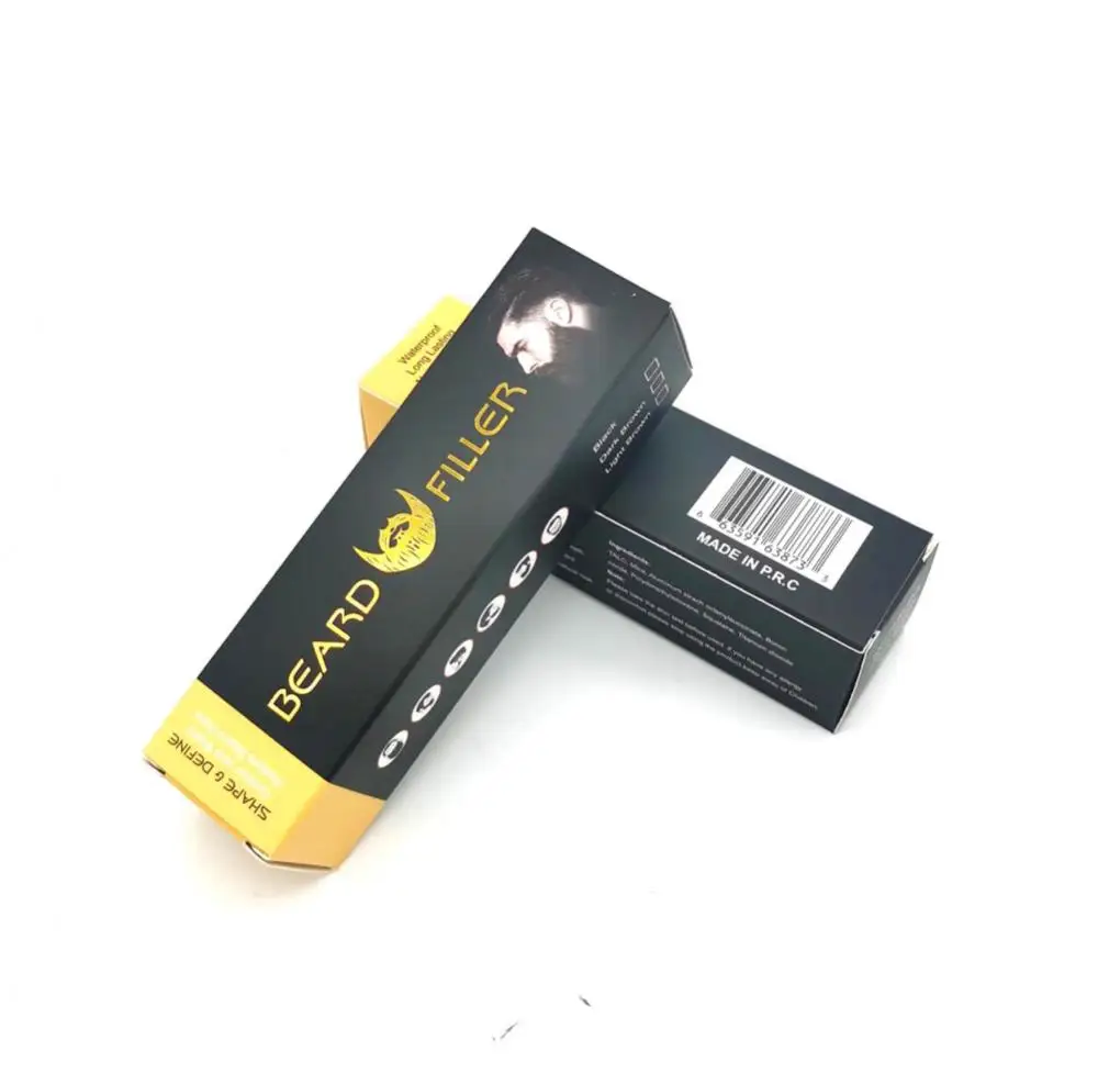 Description Picture 4 of item1~10PCS Double-ended Beard Filler Pen Waterproof Sweatproof Beard Filling Natural Beard Shaping Tool Mustache Repair Pencil For