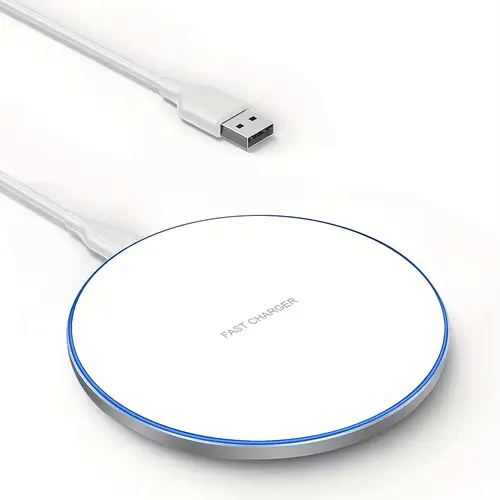 15W Desktop LED Wireless Charger Pad Phone Holder For iPhone 17 16 15 14 13 Pro Max Samsung Xiaomi Induction Fast Charging Stand - Image 7