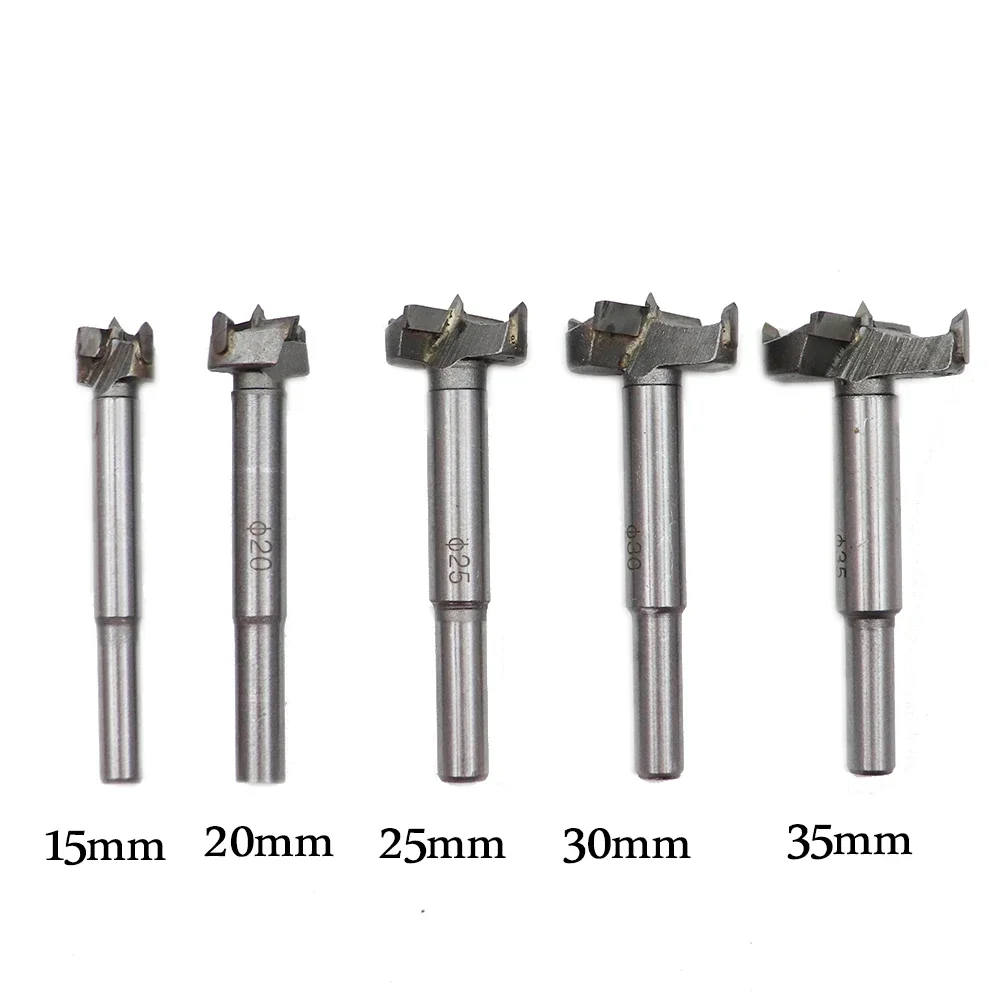 Drill Bit Set Step Drill Bit Drill Bits Step Drill Drill Bit Woodworking Drill Woodworking Drill Bits Drill Cutter Hole Saws Woodworking Tools Woodworking Drill Tool Set Woodworking Drill Accessories 1pc 15/20/25/30/35mm Wood Drill Bit Self Centering Hole Saw Cutter Tools Forstner