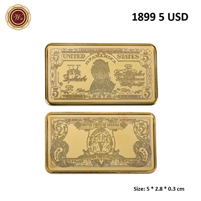 Luxurious Gold/Silver Plated US Dollar Design Souvenir Coin Set - Elegant Collectible and Business Gift