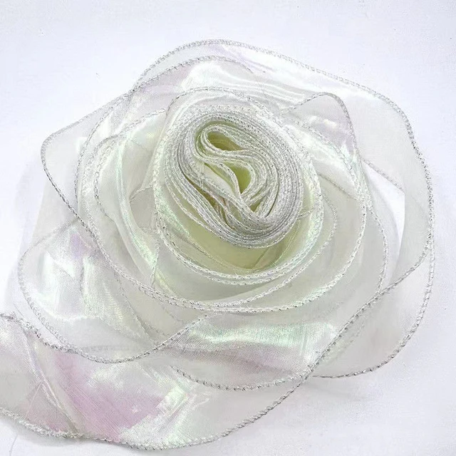 Iridescent Organza Ribbon Roll 5