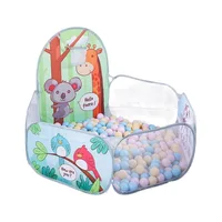 1.2M Cartoon Baby Pools Ball Pit Dry Pool Balls Portable Children's Pool Balls Outdoor Games Kids Playpen Ball Box Baby Pool 1
