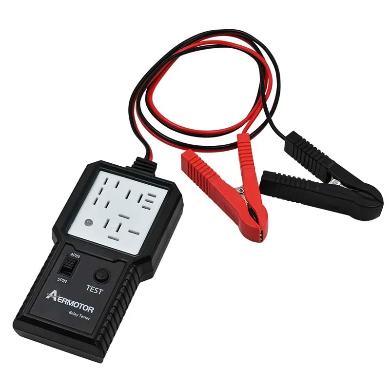 AERMOTOR Car Relay Tester 12-24V Battery Checker LED Indicator Light Voltage Automotive
