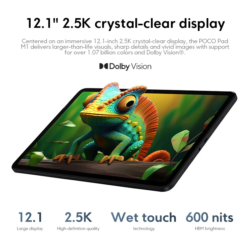 POCO Pad M1 グローバル版 Snapdragon 7s Gen 4 タブレット 12.1インチ