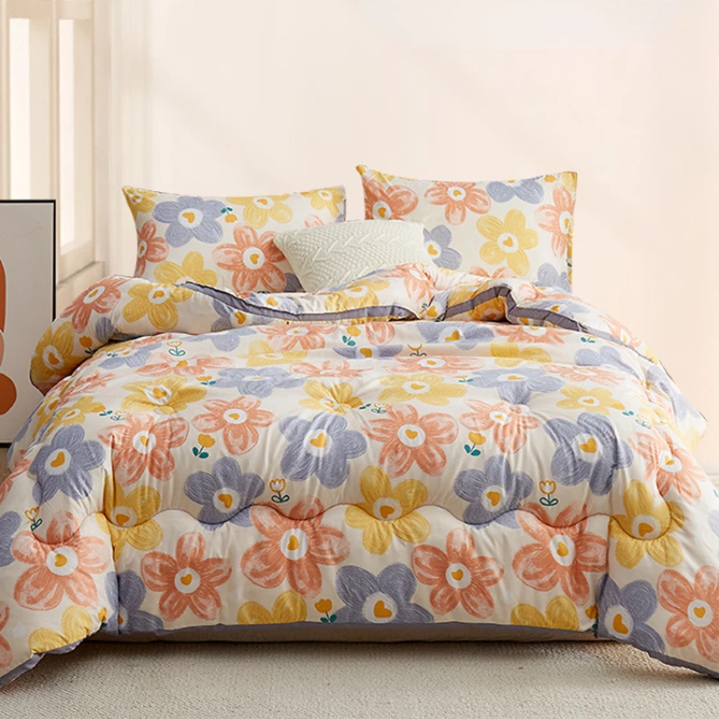 

Xinjiang Cotton Quilt Core Mother And Baby Grade Cotton Winter Quilts Small Flower Wash Thick Winter Quilt Comforter