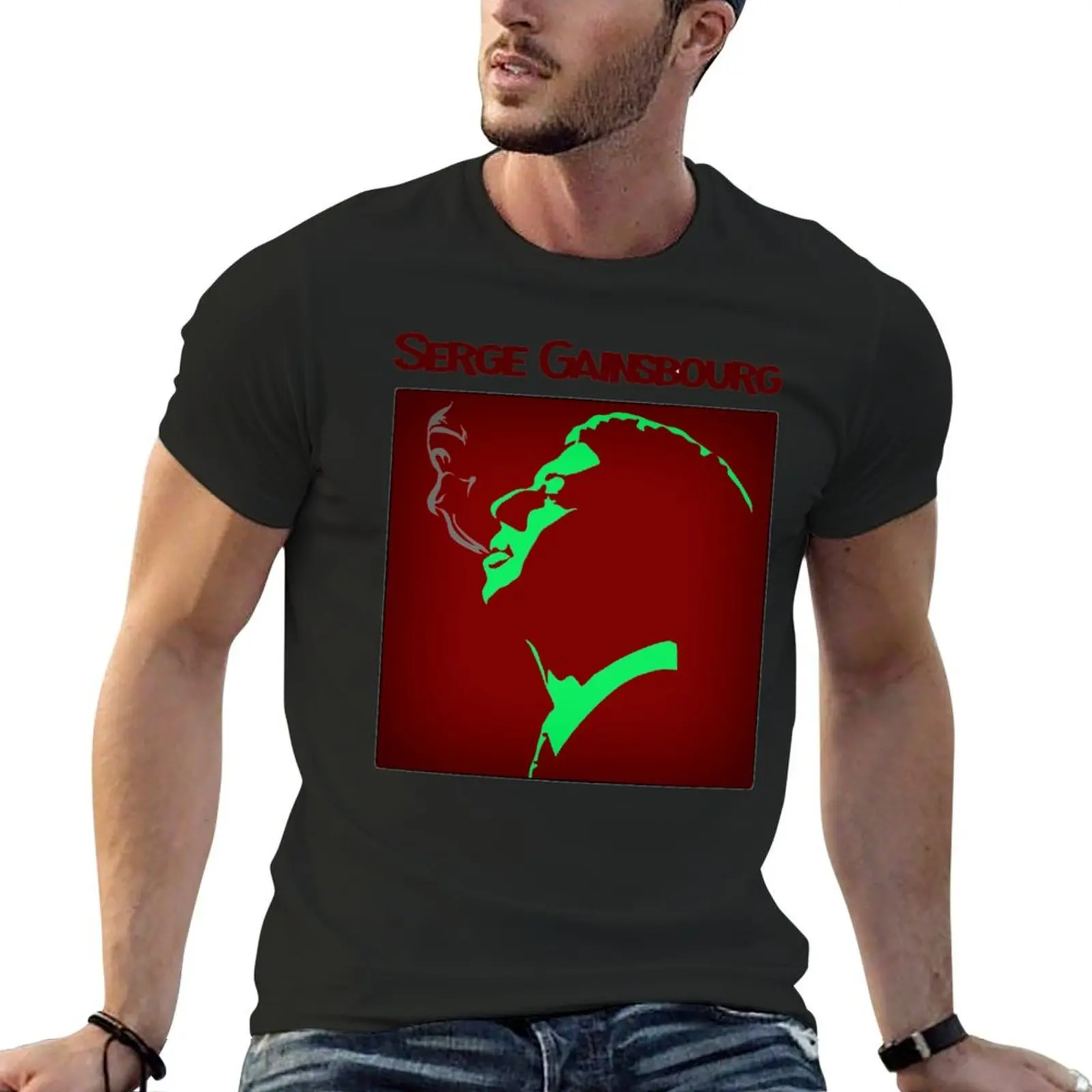 

Serge Gainsbourg essentiel T-Shirt cute tops summer clothes blue archive graphics men t shirts
