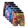 6Pcs ETHIKA Sexy Printed Men Underwear Boxer Hot Shorts Underpants Breathable Man Panties Lingeries Boxer Briefs XXXL Plus Size 1