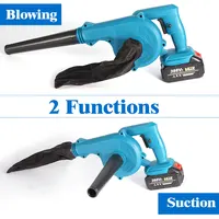 Cordless Electric Air Blower 2 In 1 Air Blower&Suction Handheld Leaf Computer Dust Collector Cleaner For Makita 18V Battery 2