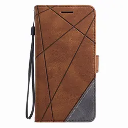 Leather Flip Wallet Cover & Book Case - M60S (Brown)