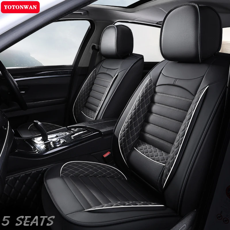 Car Seat Cover Leather Full Set For SsangYong Korando (2011-2023 - View #9
