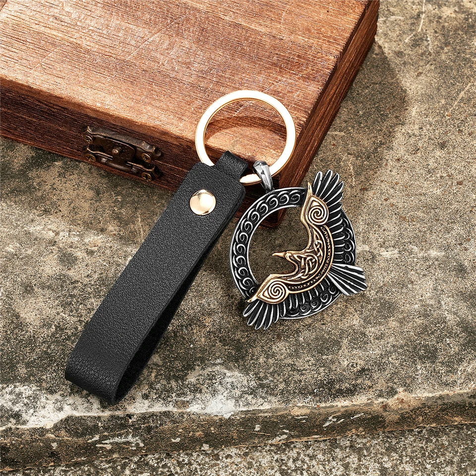 Wikinger Vikings Symbol V Schlüsselanhänger Metall Odin | Thor | Valknut | Geschenk | Männer | Herren | Ragnar | Nordmann | Walhalla | Mythologie
