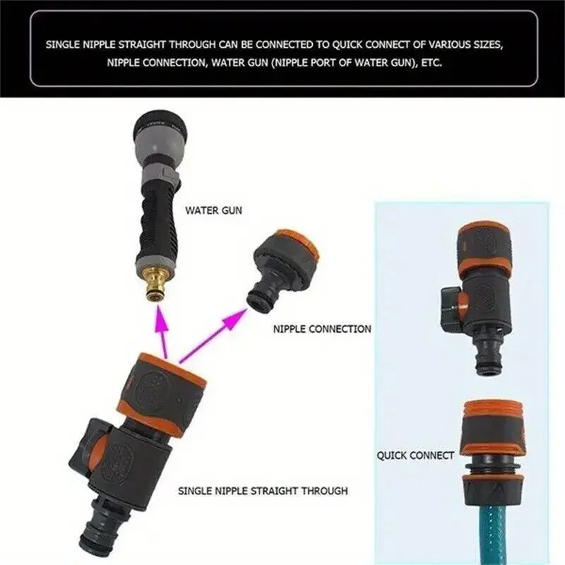 Close-up of quick connect coupler mechanism