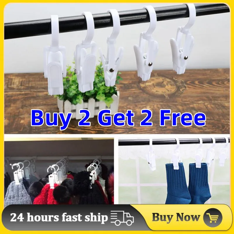 

Clotheshook Plastic Easy To Use Rotating Sturdy And Practical Bathroom Accessories Household Storage Supplies Drying Clip Hook