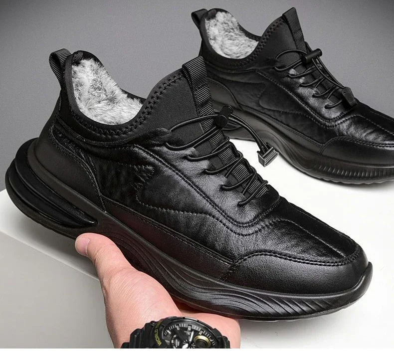 2024men botas de neve quentes moda inverno sapatos de algodão