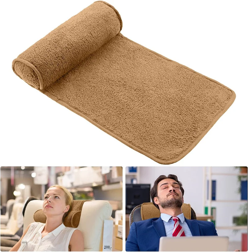 1PC Headrest Pillow Cushion Memory Foam Chair Pad Fleece Plush Pillow Neck Couch Neck Head Support Travel Recliner Sofa Armchair