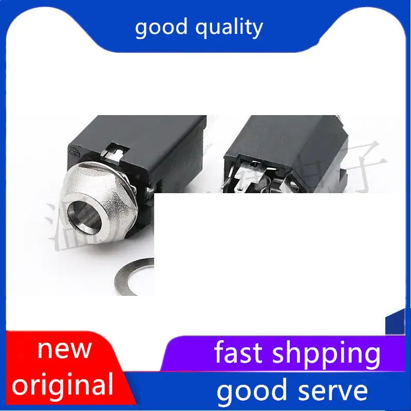 

10pcs original new 630-5p 6.35mm headphone jack audio connector 5-pin stereo microphone jack power amplifier interface