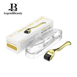 Advanced Skin Revitalizing Derma Roller 540 (Golden Black0.5)