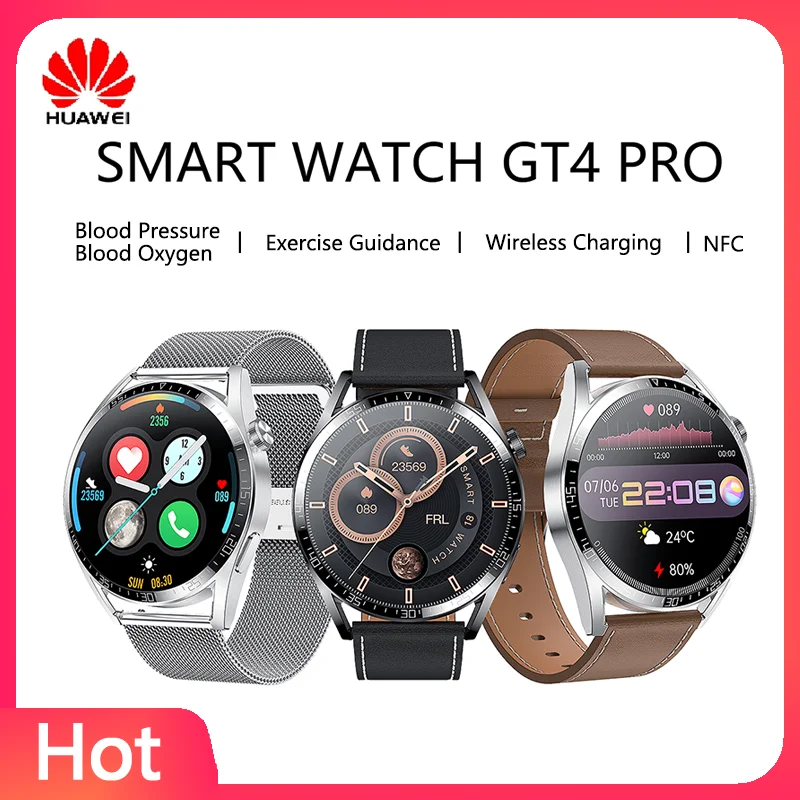 Huawei Watch GT3 Smart Watch GT4 Pro Men Android Bluetooth Call