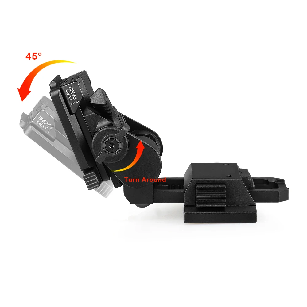 Metal L4G24 Night-vision goggles stent skip Rhino NVG arms mount for L4 G24 Mounting Helmet CNC Fast OPS PJ MH BJ