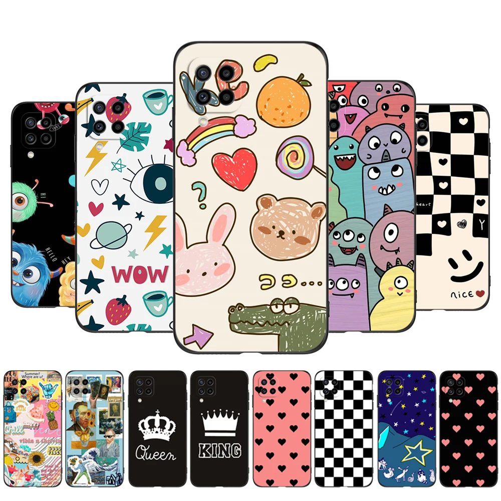 Per Samsung Galaxy M22 M32 Custodia 4G Per Samsung M22 Custodia Morbida Per Samsung M32 4G M 22 32 Custodia In Tpu Nero