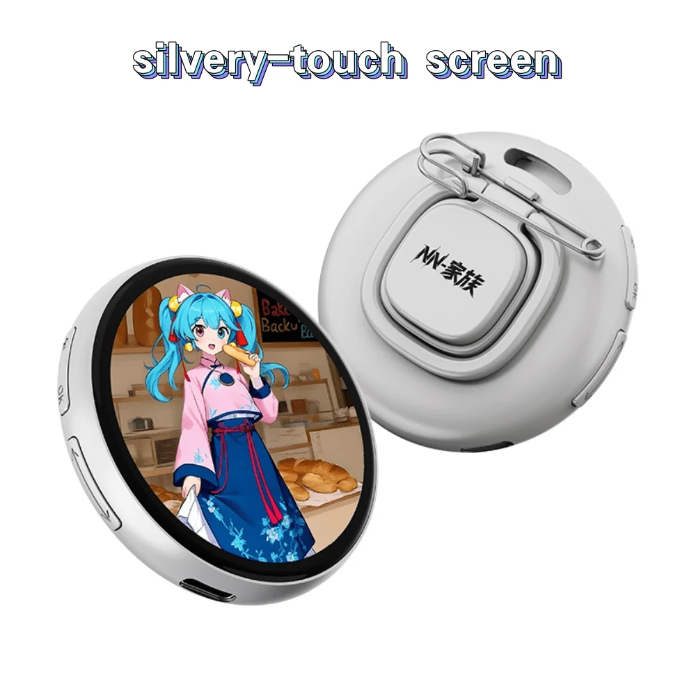 Dynamic Electronic Display Outdoors Small Pendant Fashionable Two-Dimensonal Badge Digital Show Sceen Home Decor