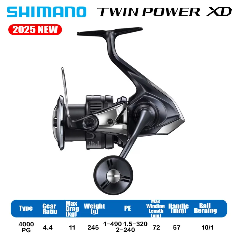 SHIMANO 2025 NEW TWINPOWER XD Spinning Fishing Reel AR-C Spool