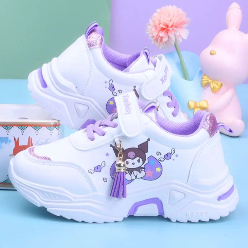 Cartoon Kuromi outdoor running shoes Children's sports shoes casual sneakers Comfortable tennis boys and girls