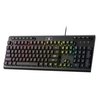 Redragon K513 RGB Membrane Gaming Keyboard, Standard 104 Keys Linear Wired Mechanical-Feel Keyboard 1