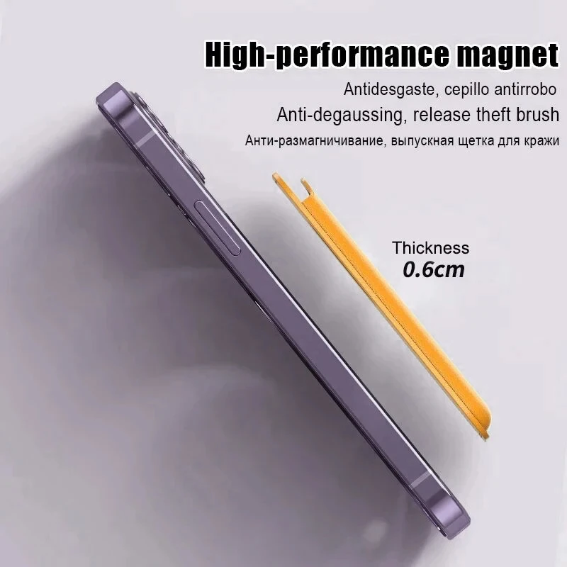 Luxury Leather Wallet For Magsafe Magnetic For Apple iPhone 15 14 13 12 11 Pro Max Plus Phone Card Bag Holder Phone Accessories 6