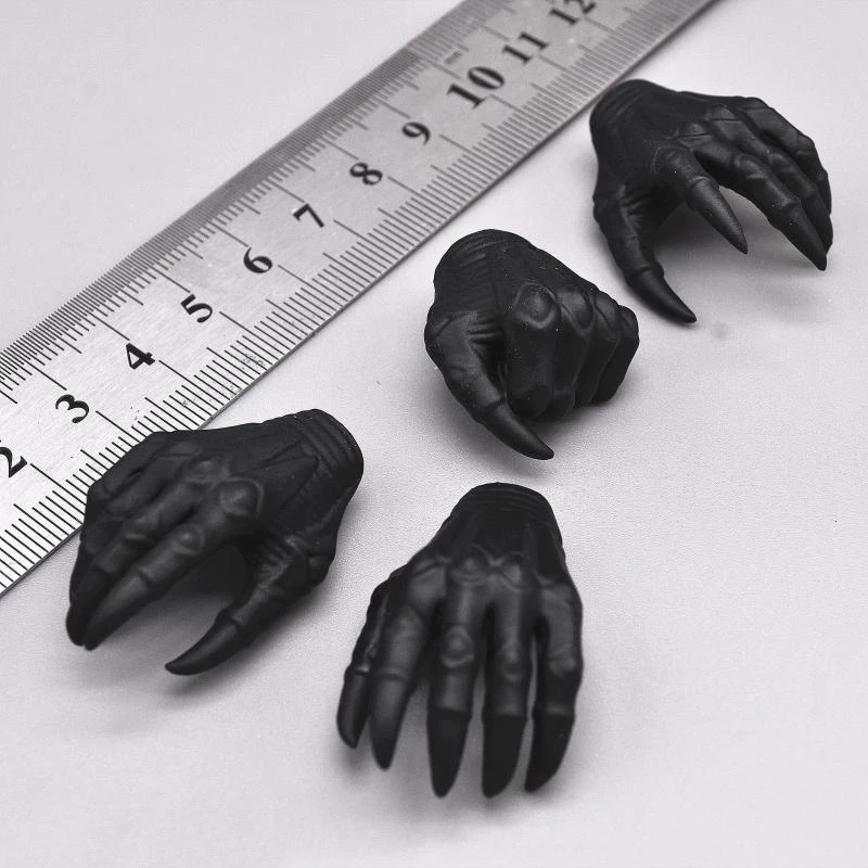 

1/6 MEDICOM RHA JOKER Black Monster Magic Biochemical Devil Hand 4PCS/SET Fit 12" Action Figure Collectable