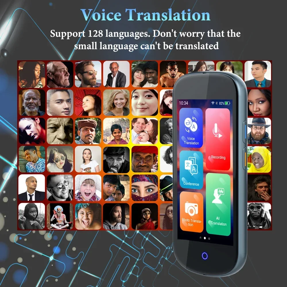 V12 4G intelligent translator Multi-language translation 4.0 inch large screen wifi offline translation