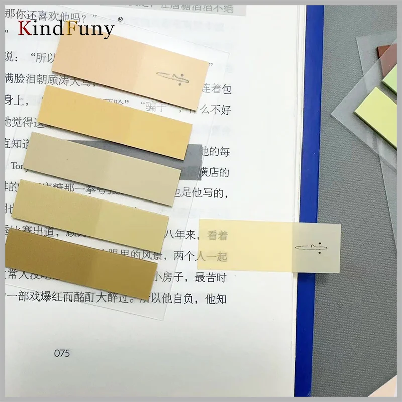 KindFuny 400 Sheets Index Memo Pad Sticky Notes Paper Sticker Notepad Bookmark School Supplies Kawaii Stationery 6