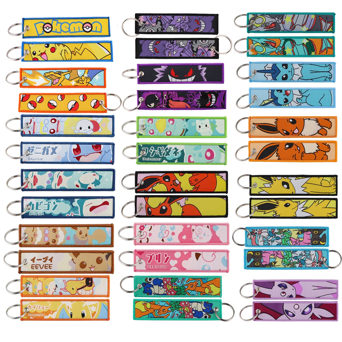 

Elf Car Key Chain Purple Ghost Keychains for Men Embroidery Keyring Key Tag Holder for Motorcycles Keychain Chaveiro