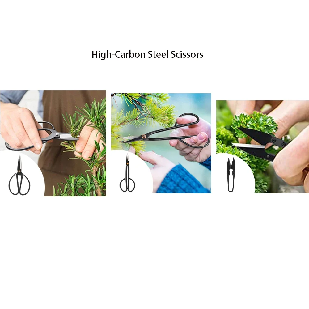 Kit Attrezzi Bonsai 22 Pezzi - Forbici Acciaio Carbonio - Con Borsa In Pelle - Regalo Perfetto - Foto 7