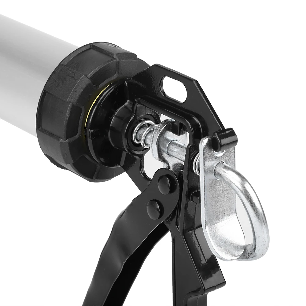 Aluminum Tube Silicone Caulking Gun 600ml Caulk Tool With 10 Nozzles Air Caulking gun Silicone Gun Tools caulking tools caulking gun nozzles caulking gun