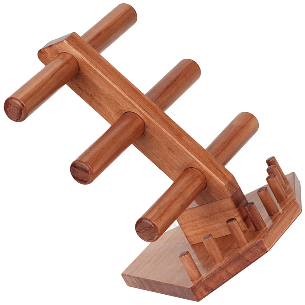 

Solid Wood Jewelry Stand Ornament Display Bracelet Holder Watch Bangle Organizer Wooden Multi-function